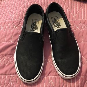 Leather Vans